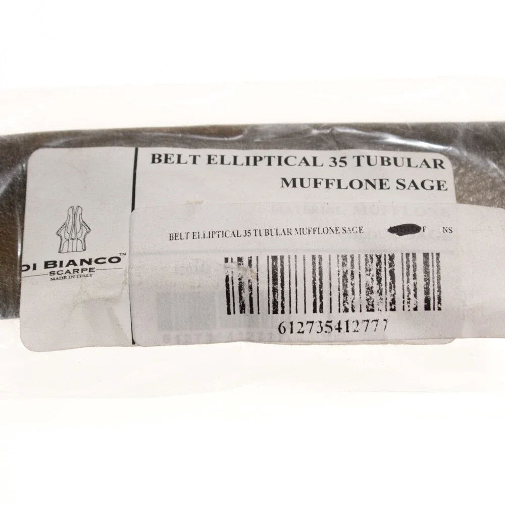 Di Bianco NWT Cut to Size Dress Belt In Green Leather One Size